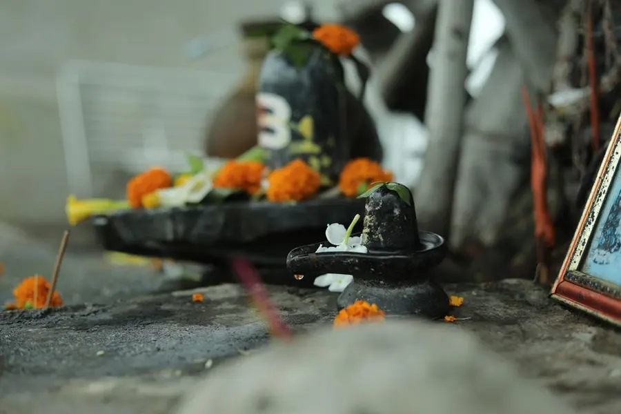 Rudrabhishek at Temple
